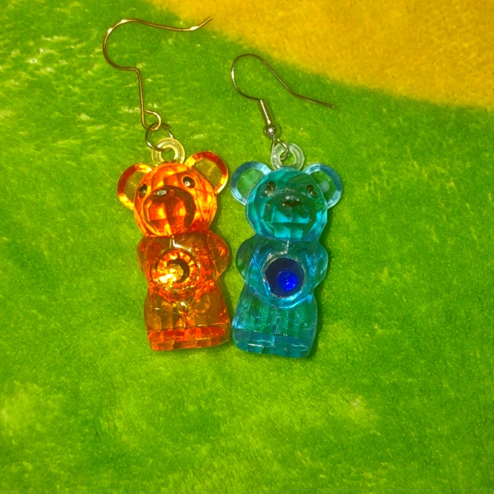 Gummy bear earrings